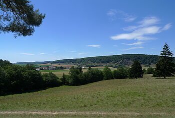 Blick auf die Mauerner Höhlen