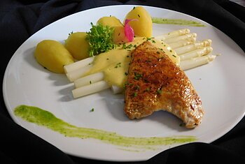 Spargel im Landhotel zur Jurahöhe in Hard