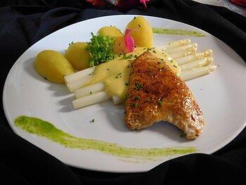 Spargel im Landhotel zur Jurahöhe in Hard